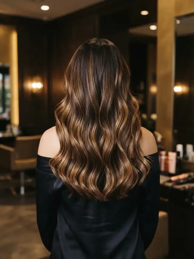 Balayage caramel (photo d’illustration)